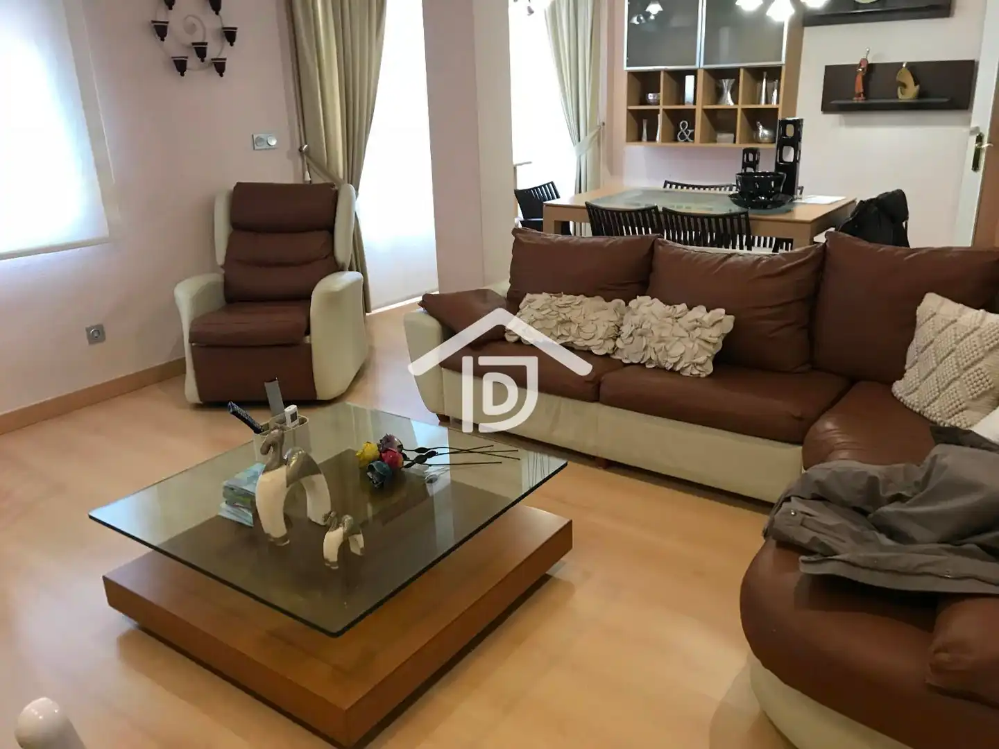 Sala d'estar de Pis de lloguer en Paterna amb Aire condicionat, Calefacció i Parquet