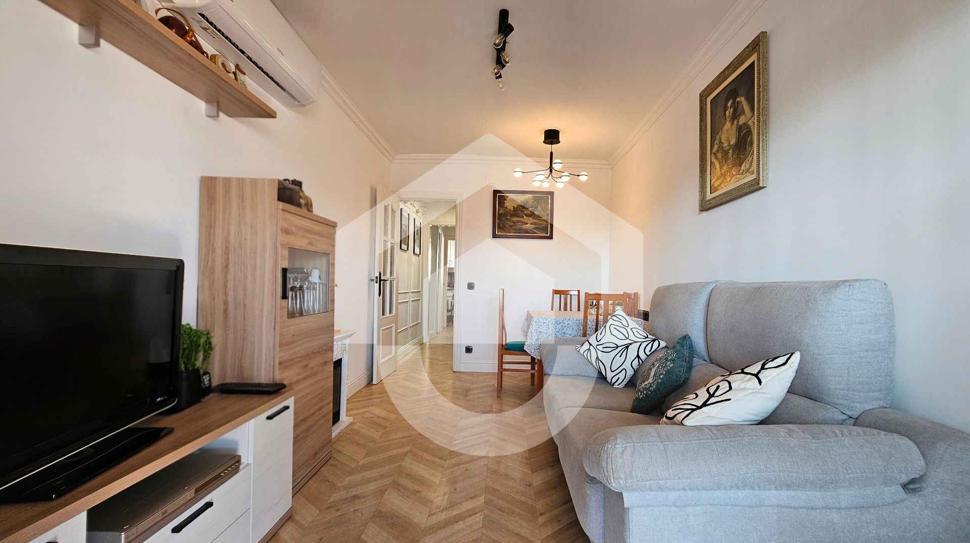 Living room of Attic for sale in  Barcelona Capital  with Air Conditioner and Terrace