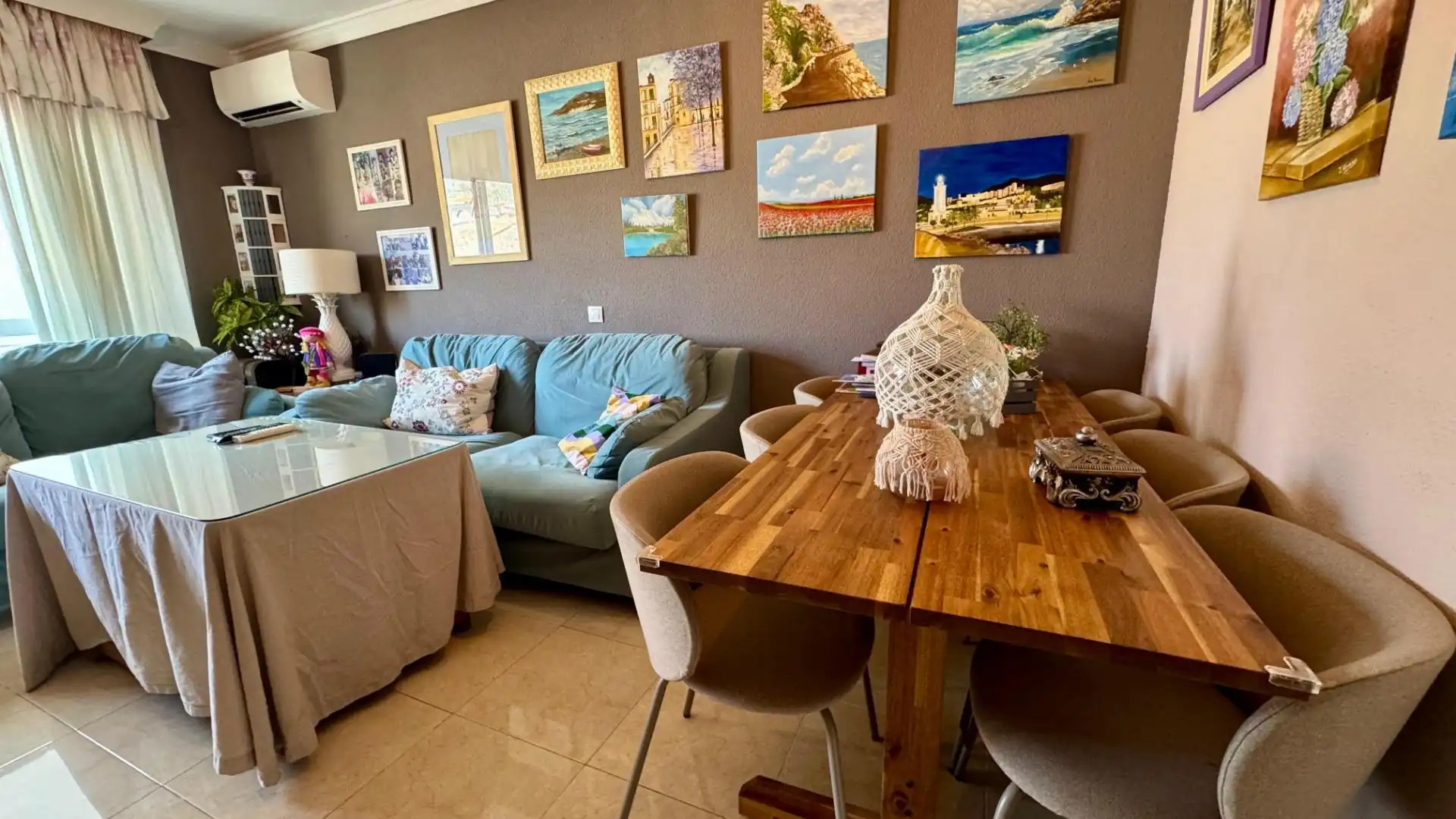 Dining room of Flat for sale in Rincón de la Victoria  with Air Conditioner and Storage room