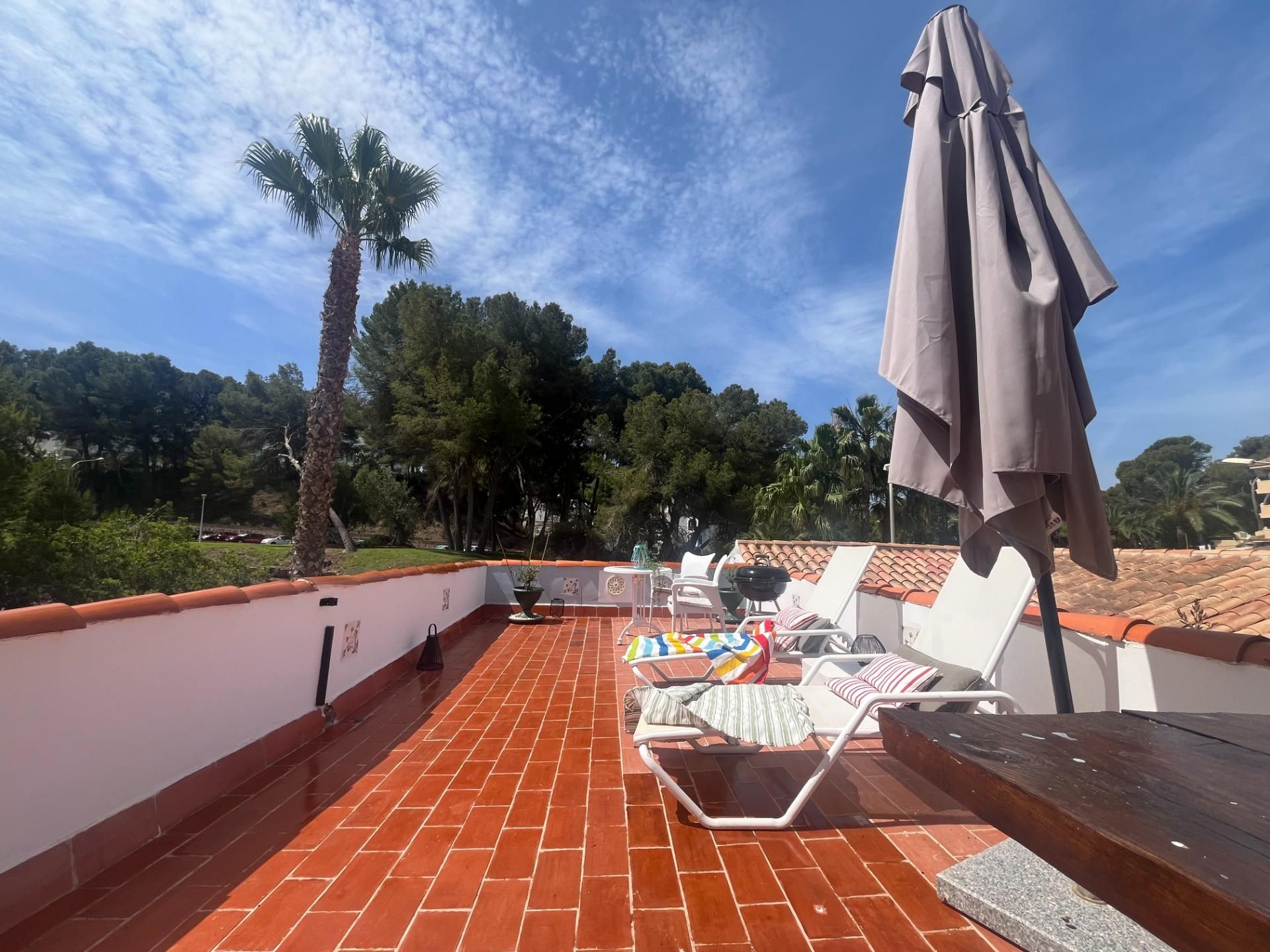 Terrace of Apartment for sale in Calvià  with Air Conditioner, Parquet flooring and Balcony