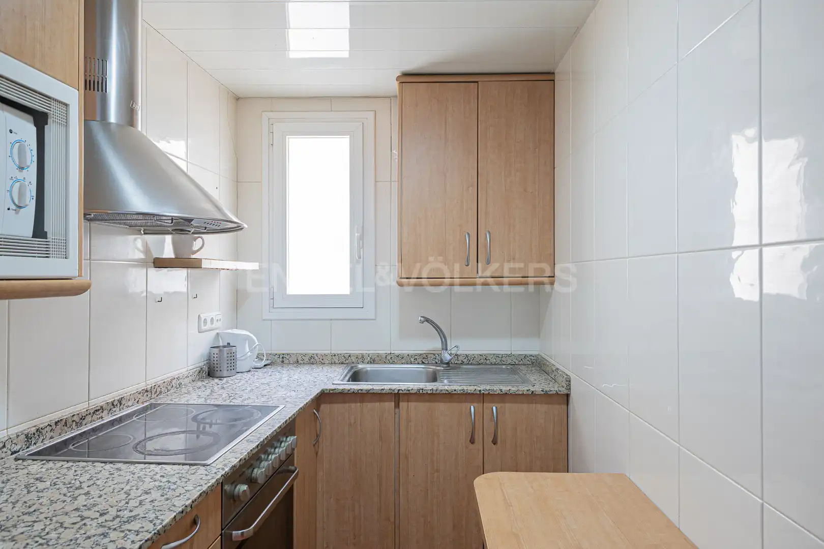 Kitchen of Flat for rent in Barcelona  with Air Conditioner, Heating and Furnished
