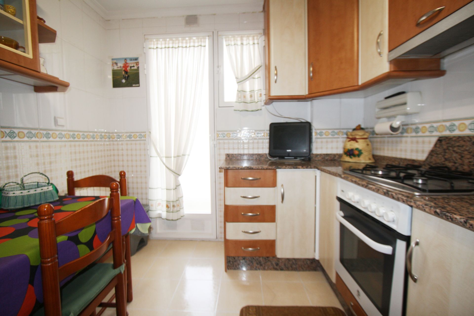Kitchen of Flat for sale in  Albacete Capital  with Air Conditioner, Storage room and Furnished
