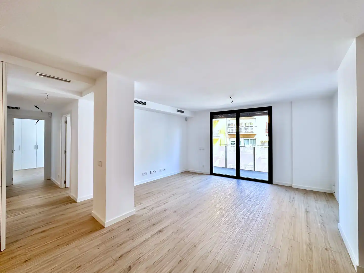 Wohnzimmer von Wohnung zum Verkauf in Badalona mit Klimaanlage, Heizung und Parkett