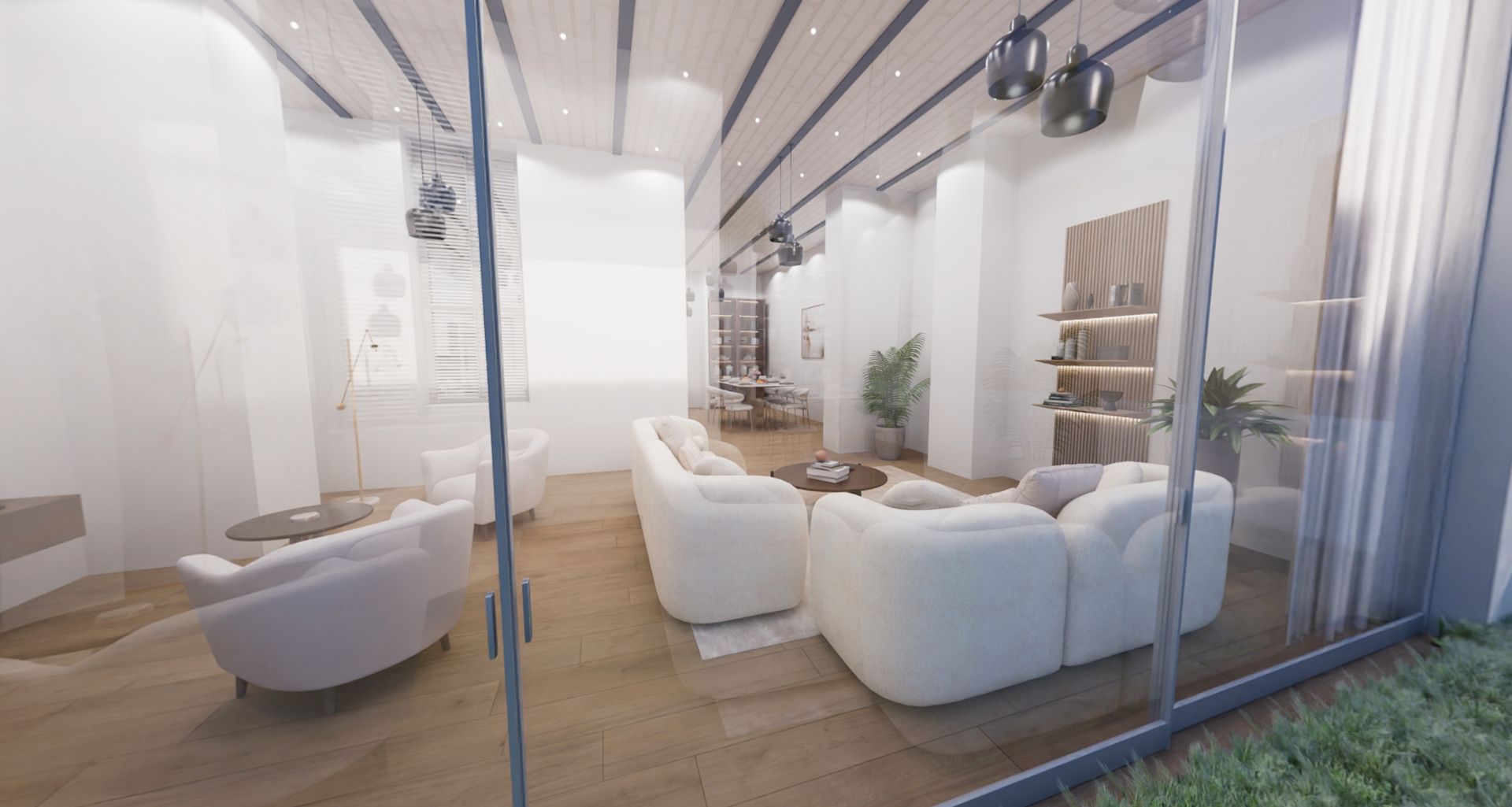 Sala d'estar de Planta baixa en venda en Manresa amb Aire condicionat, Calefacció i Jardí privat