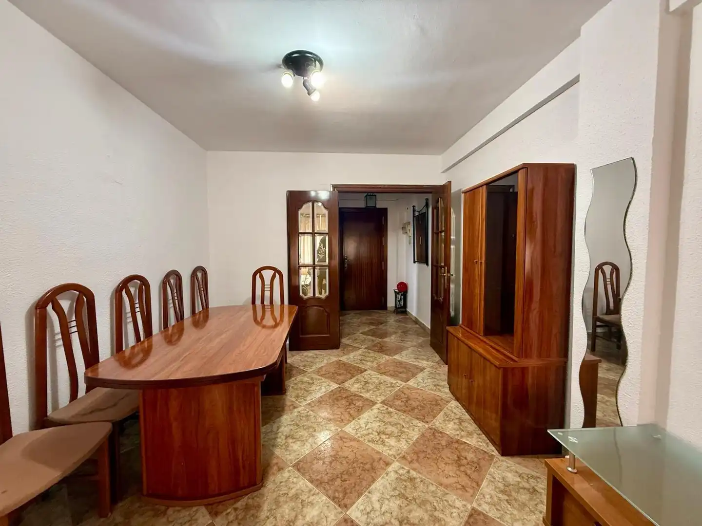 Dining room of Flat for sale in Málaga  with Terrace, Furnished and Balcony