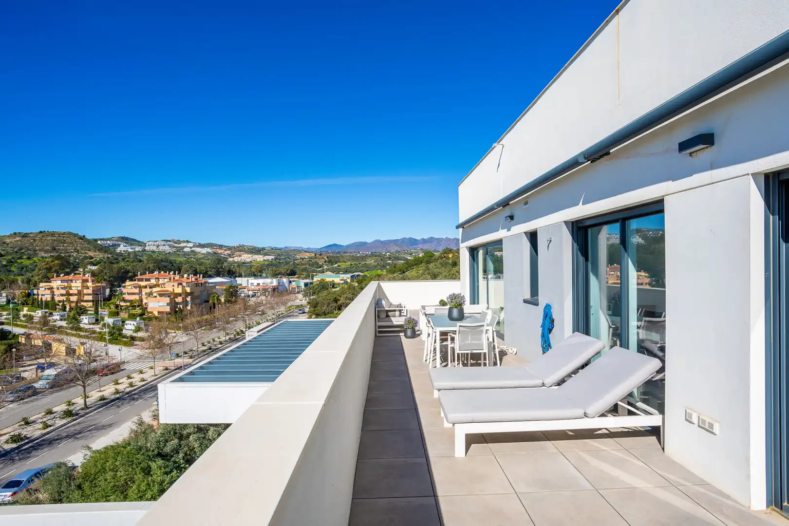 Terraza de Ático en venta en Mijas con Aire acondicionado, Terraza y Piscina