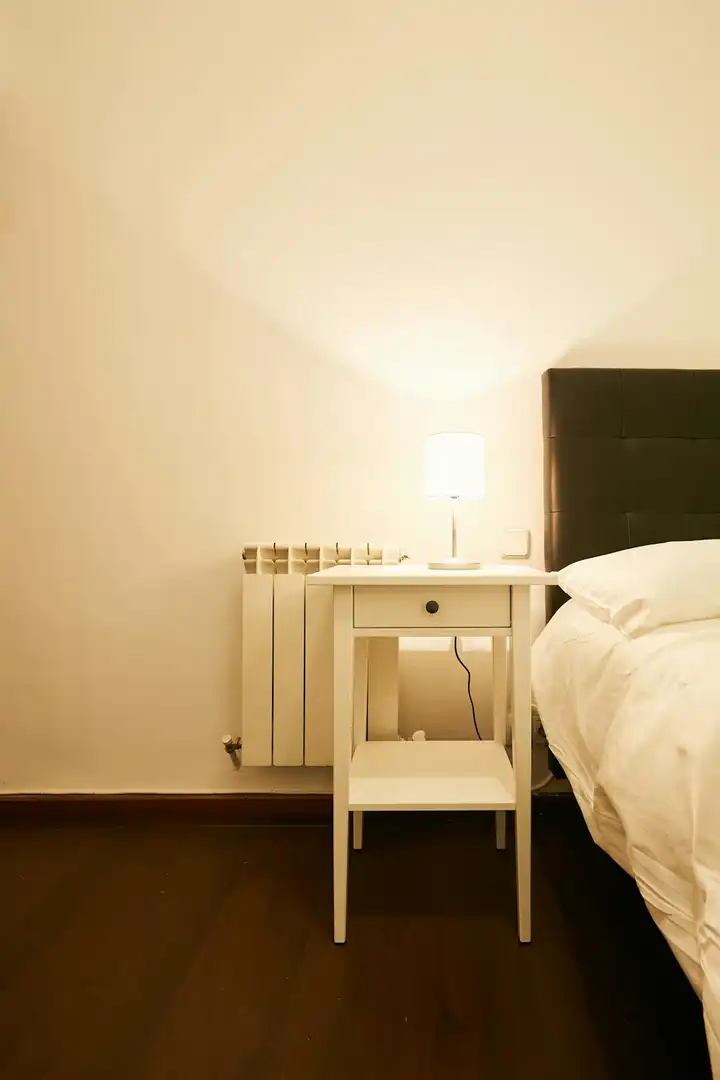 Bedroom of Flat for rent in Madrid  with Heating, Furnished and Washing machine