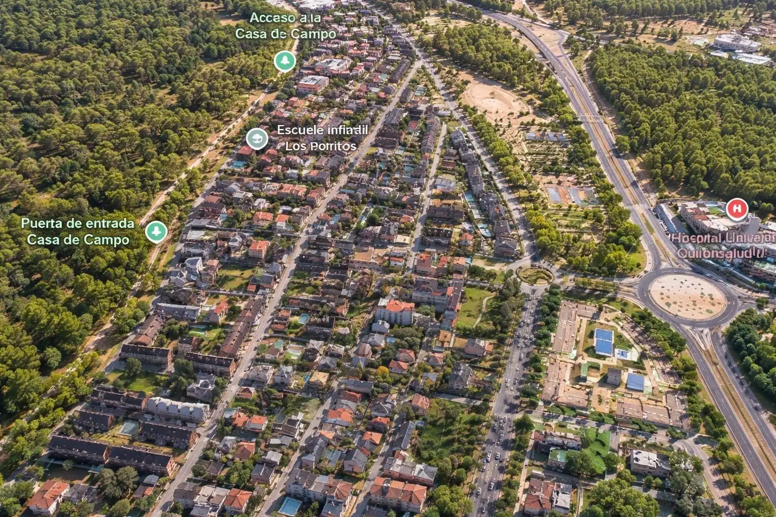 Vista exterior de Casa o chalet en venta en Pozuelo de Alarcón con Calefacción