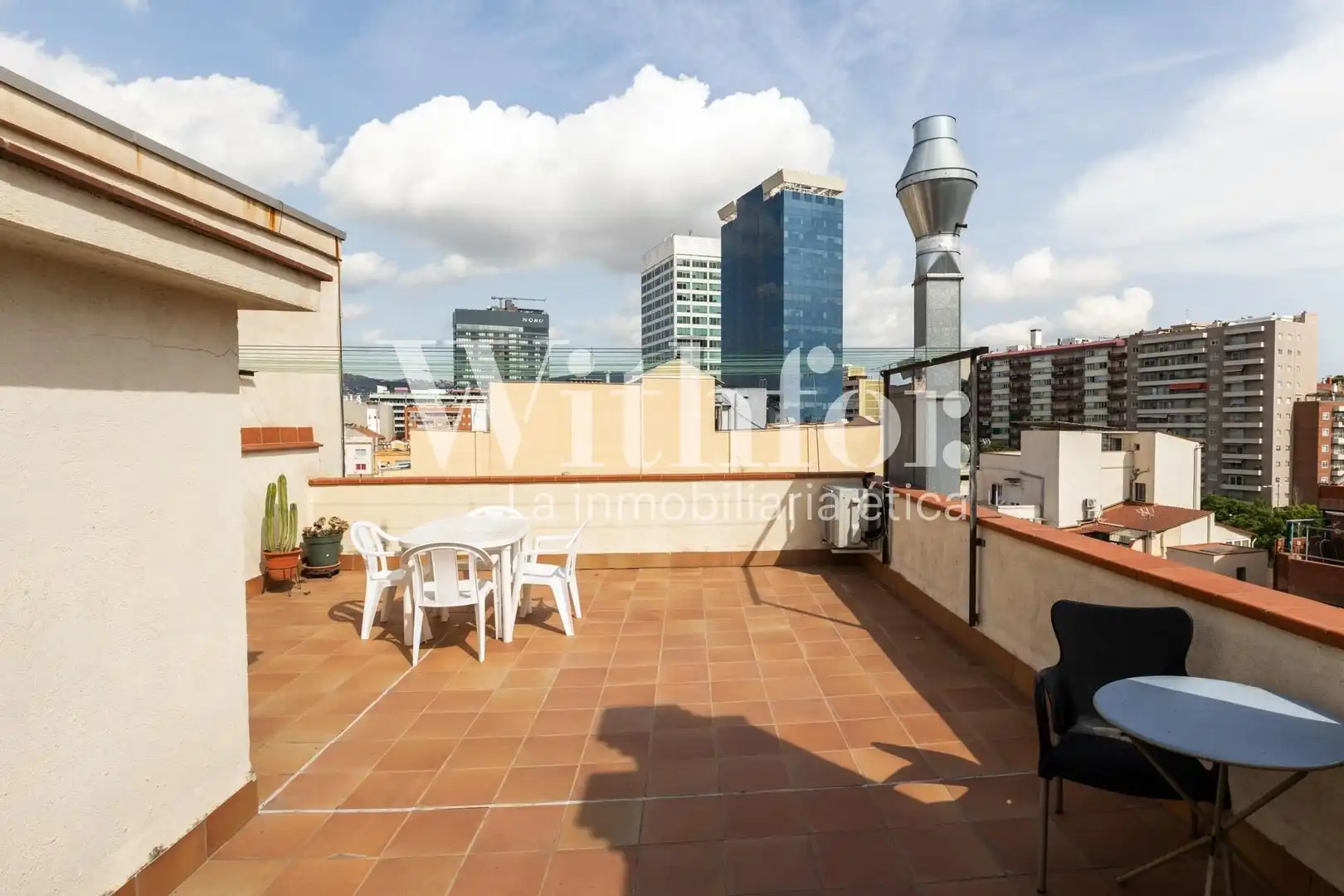 Terrace of Flat for sale in Barcelona  with Air Conditioner, Heating and Parquet flooring