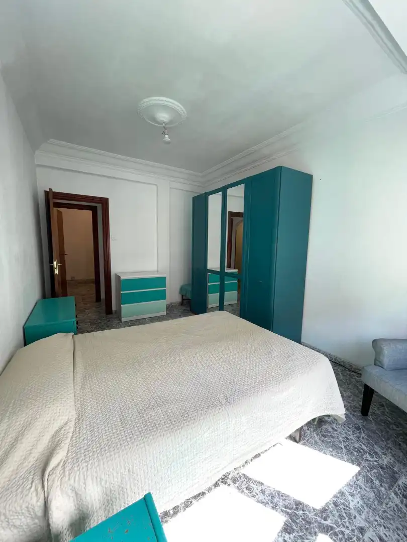Schlafzimmer von Wohnung zur Miete in Zaragoza mit Heizung, Möbliert und Ofen