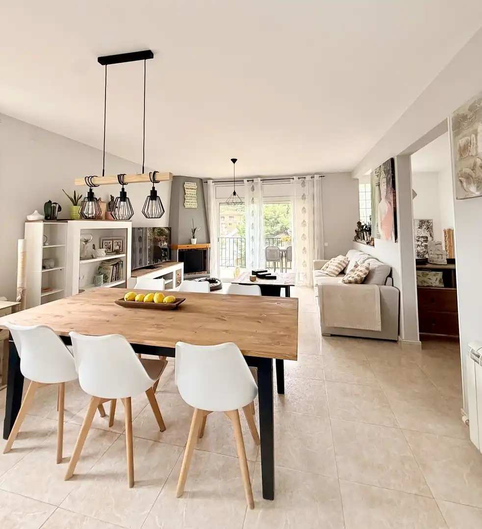 Comedor de Casa adosada en venta en Calafell con Calefacción, Jardín privado y Terraza
