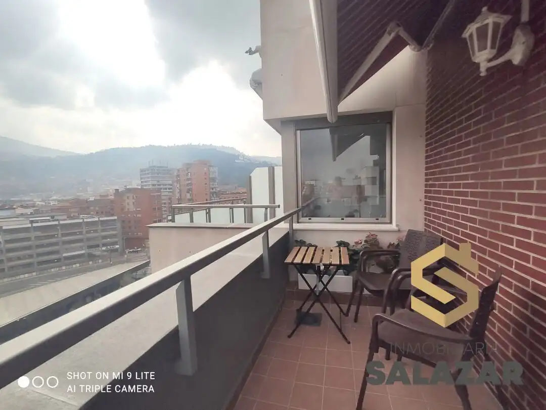 Balcony of Flat for sale in Bilbao   with Heating, Private garden and Terrace