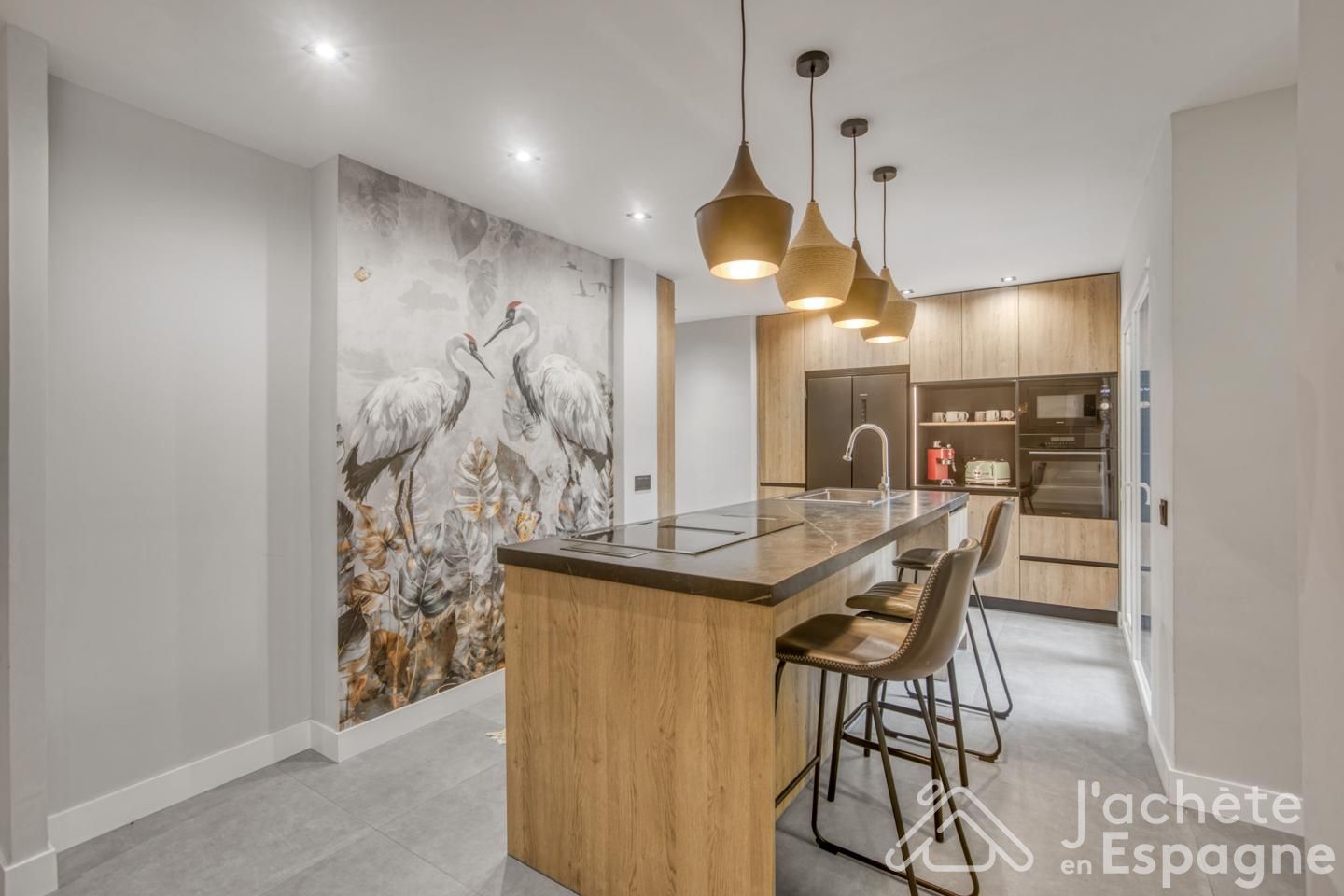 Kitchen of Flat for sale in  Madrid Capital  with Heating, Terrace and Storage room