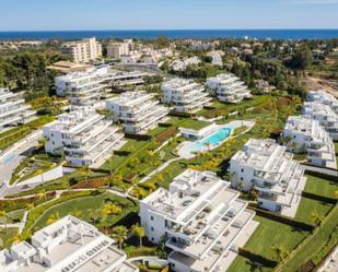 Exterior view of Attic to rent in Estepona  with Air Conditioner, Terrace and Swimming Pool