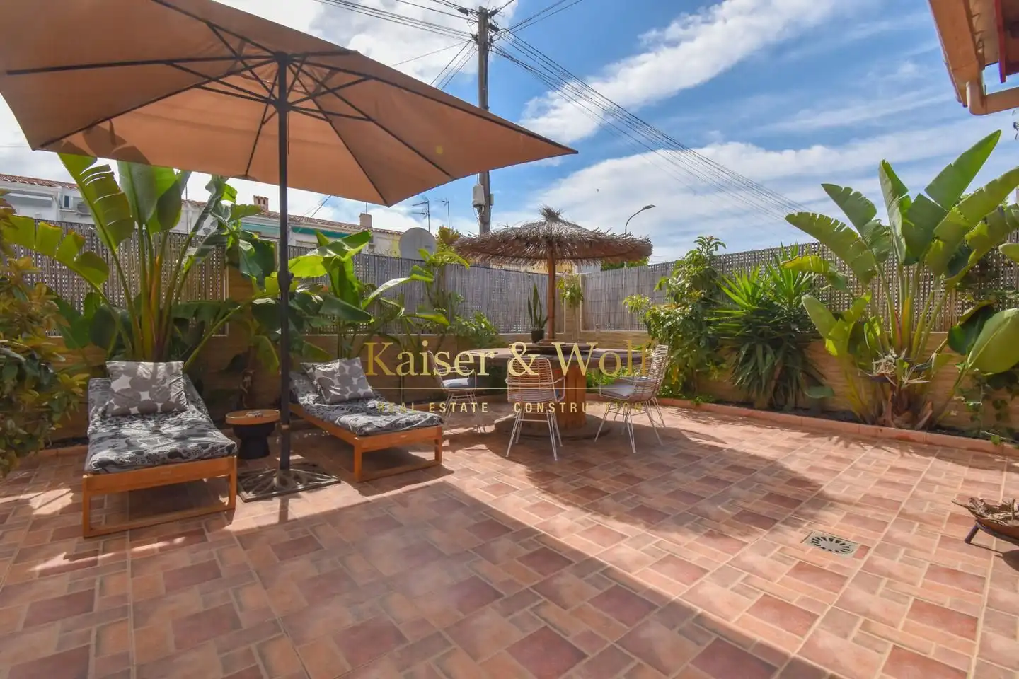 Terraza de Piso en venta en Santa Pola con Aire acondicionado, Jardín privado y Terraza