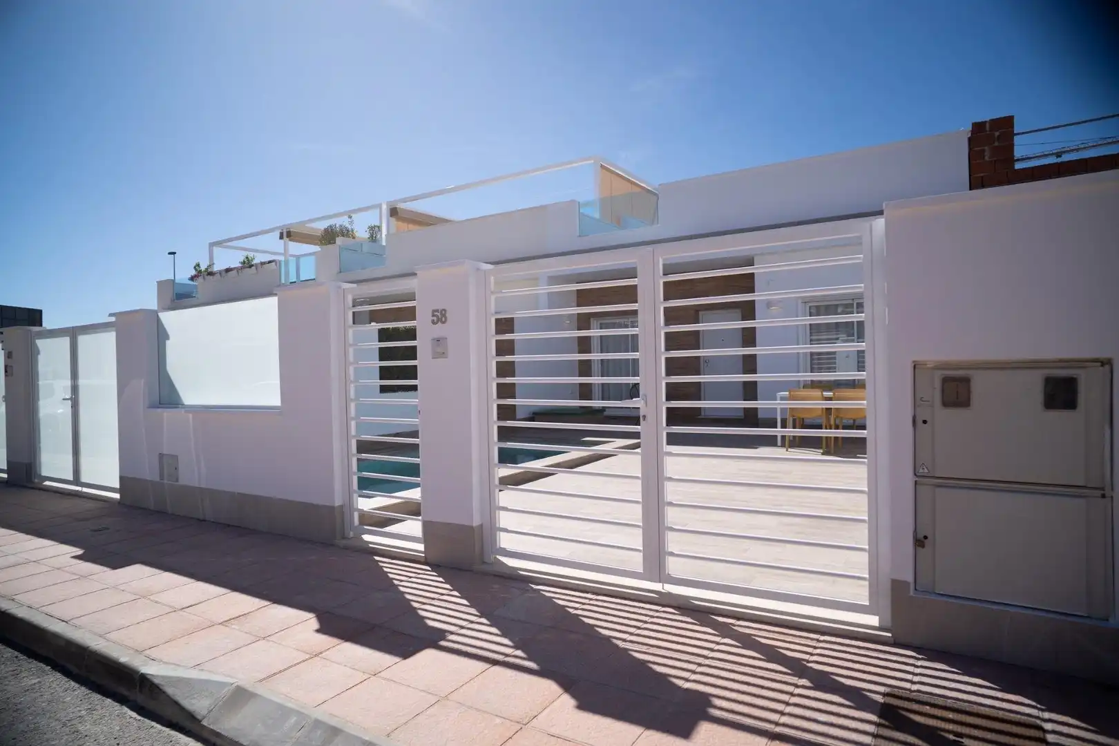 Außenansicht von Country house zum Verkauf in San Javier mit Klimaanlage, Privatgarten und Terrasse