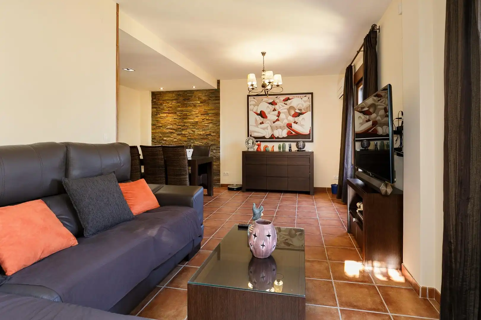 Sala de estar de Casa o chalet en venta en Granada con Aire acondicionado y Calefacción
