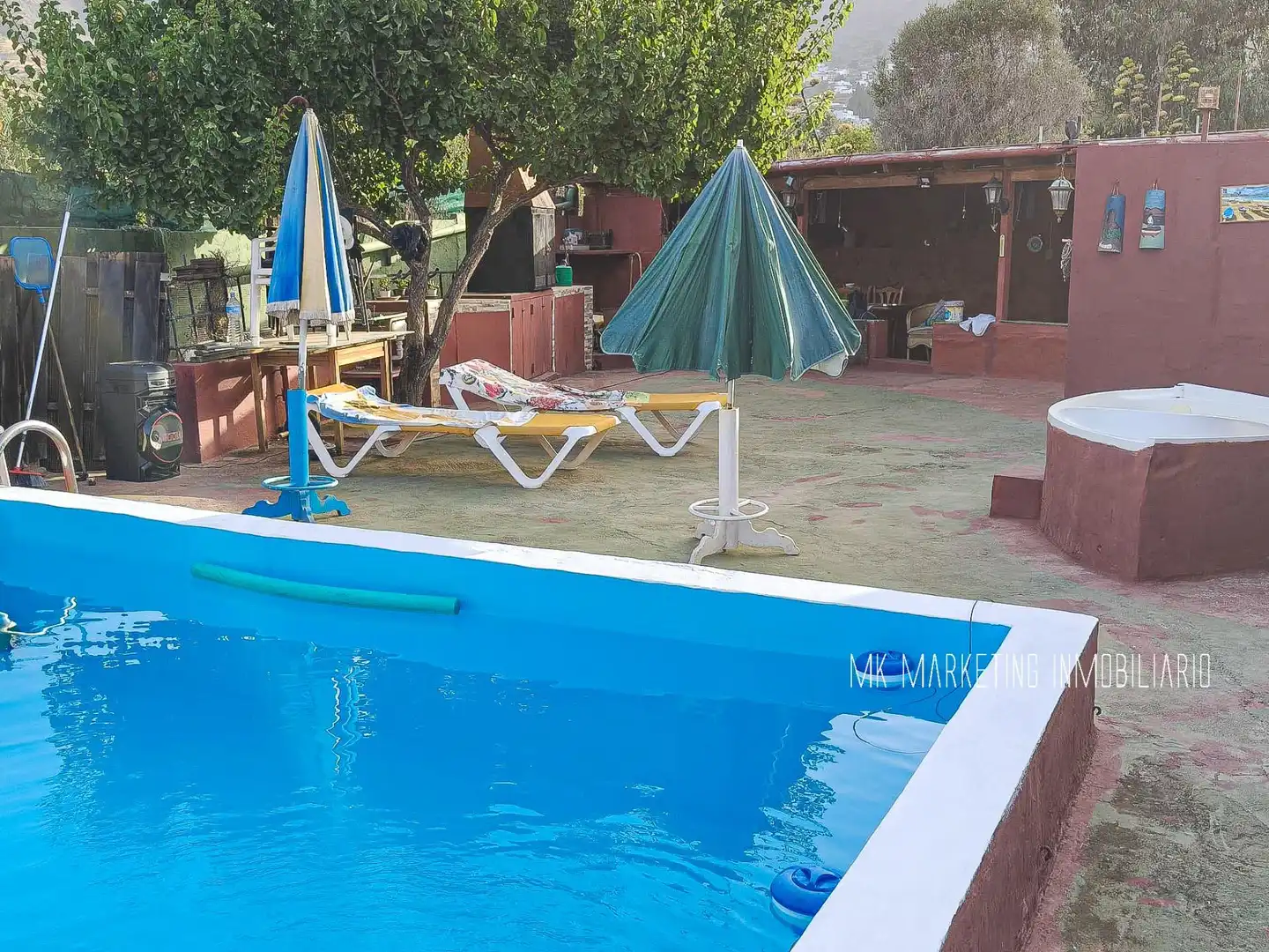 Piscina de Finca rústica en venda en Valsequillo de Gran Canaria amb Aire condicionat, Terrassa i Piscina