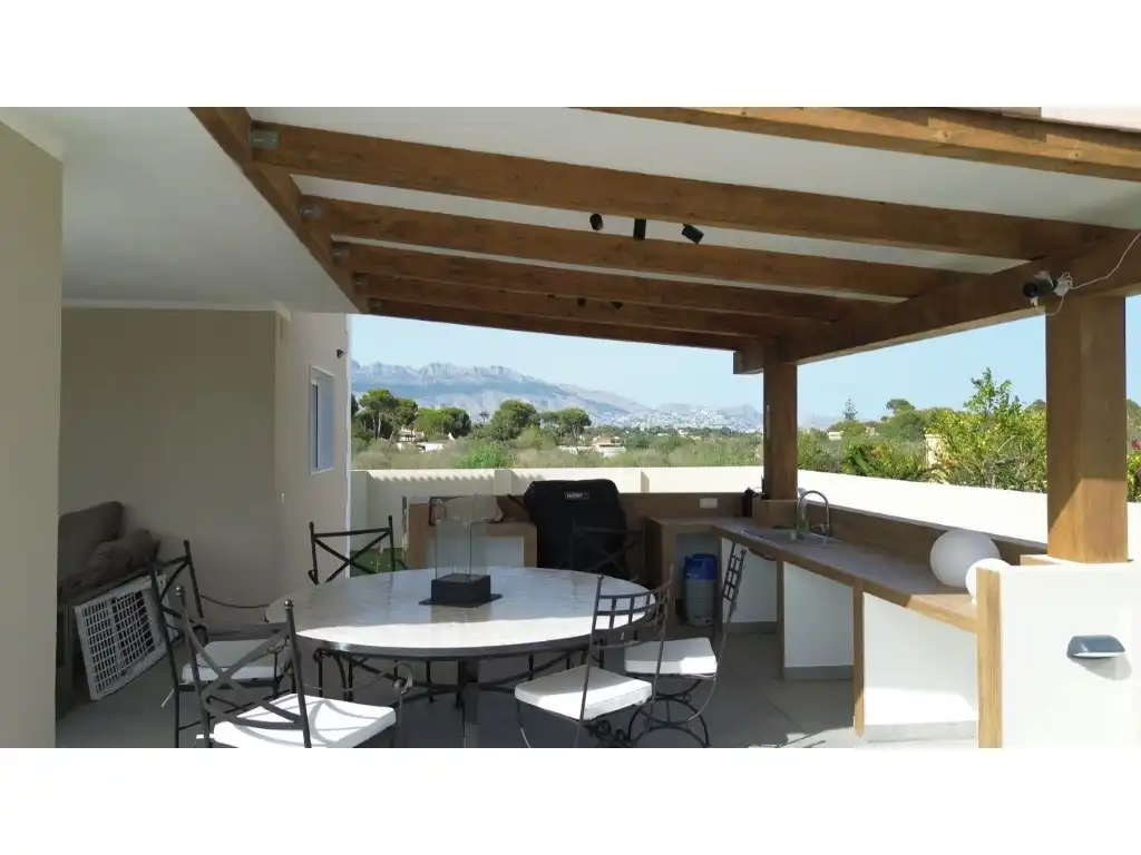 Terrassa de Casa o xalet en venda en L'Alfàs del Pi amb Aire condicionat, Terrassa i Piscina