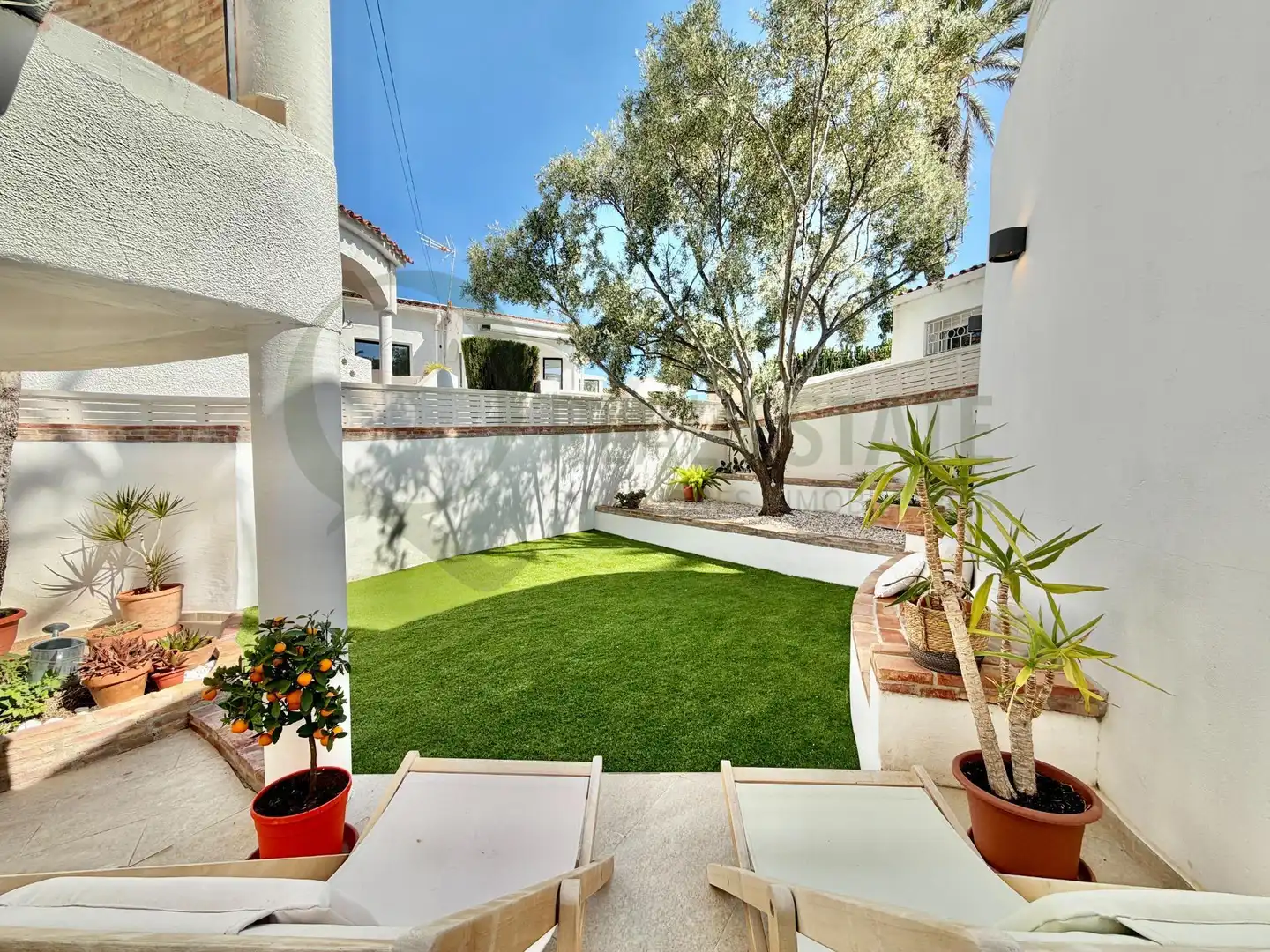 Garden of Houses for sale in El Campello  with Air Conditioner, Heating and Private garden