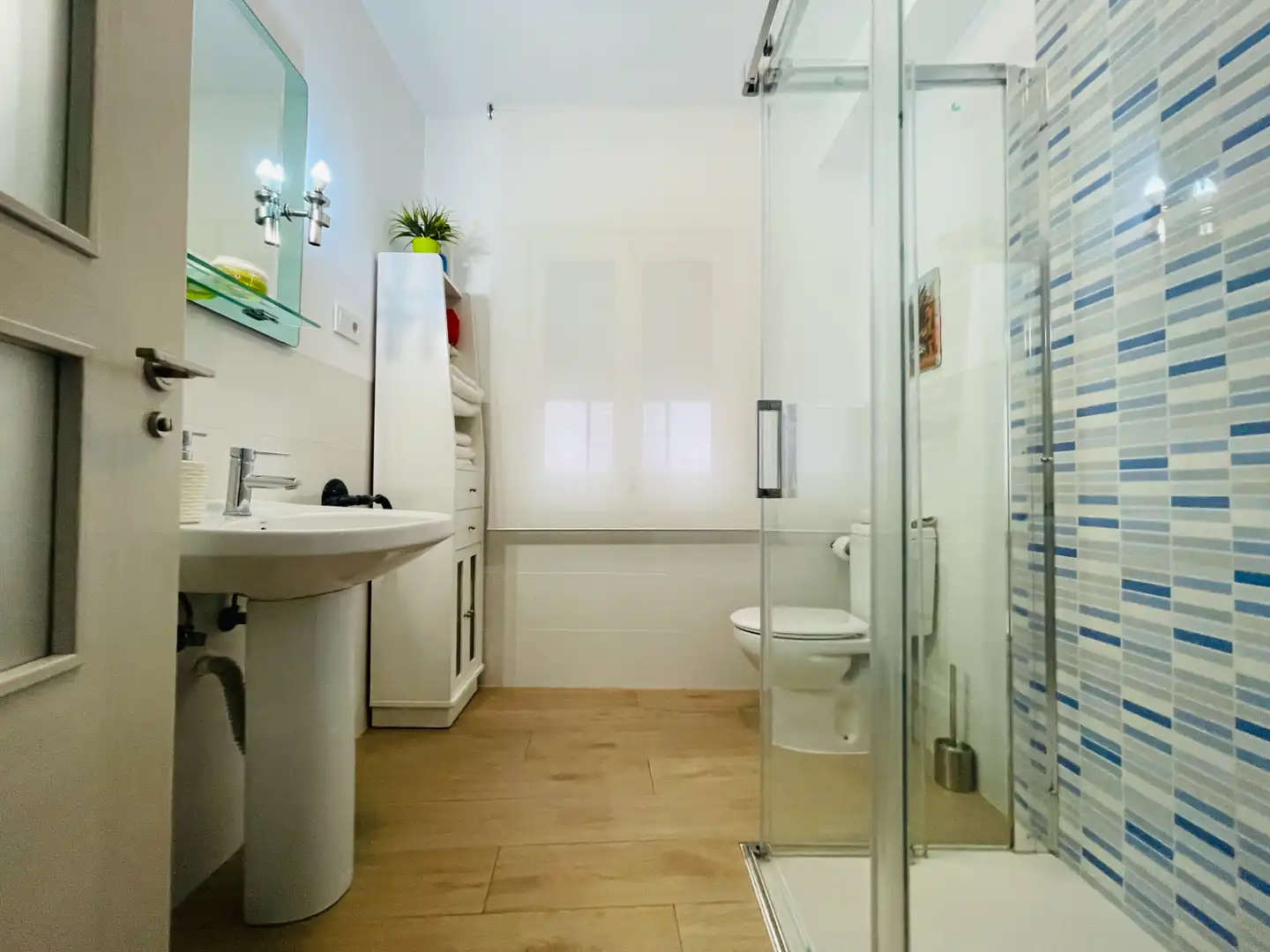 Bathroom of Flat for sale in La Guardia  with Air Conditioner, Heating and Furnished