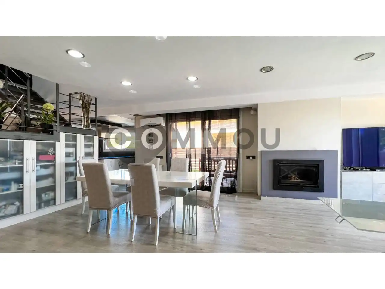 Dining room of Houses for sale in Gurb  with Air Conditioner, Heating and Private garden