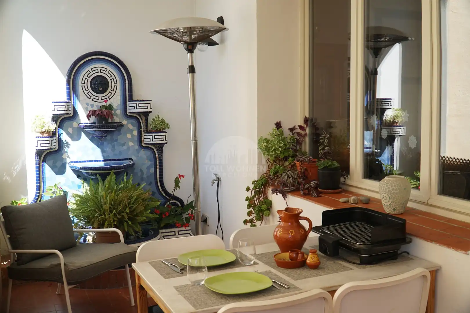 Küche von Einfamilien-Reihenhaus zum Verkauf in Gelida mit Klimaanlage, Heizung und Terrasse