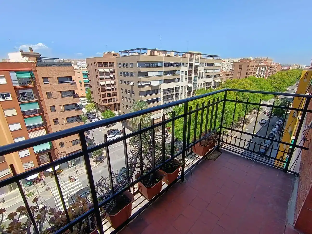 Terrassa de Pis de lloguer en Valencia amb Aire condicionat, Calefacció i Balcó