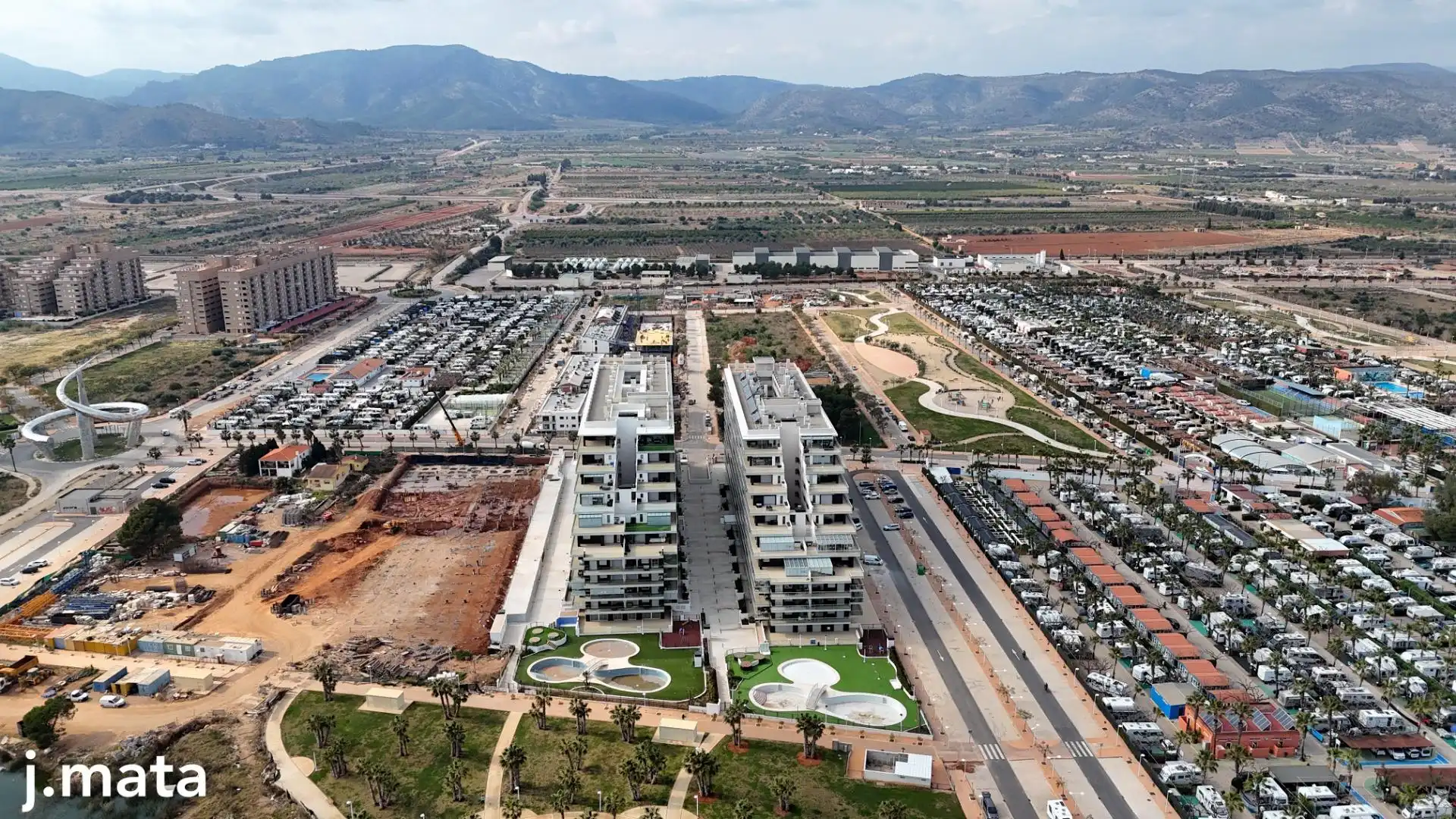 Vista exterior de Apartamento en venta en Oropesa del Mar / Orpesa con Aire acondicionado, Jardín privado y Terraza