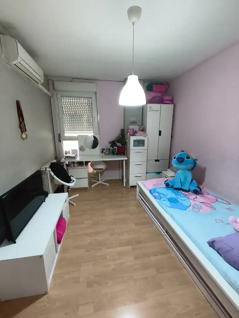 Bedroom of Flat for sale in Humanes de Madrid  with Air Conditioner, Heating and Terrace
