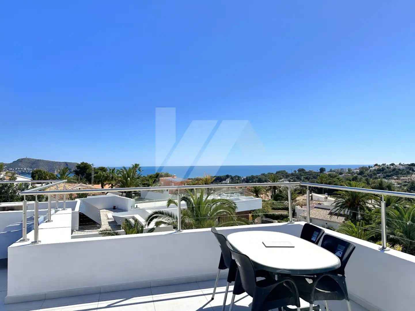 Terrassa de Casa o xalet en venda en Moraira amb Aire condicionat, Calefacció i Jardí privat