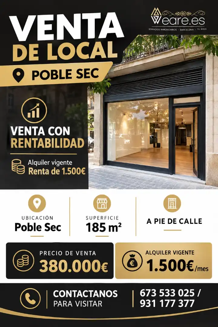 Local comercial en venta en Sants - Montjuïc