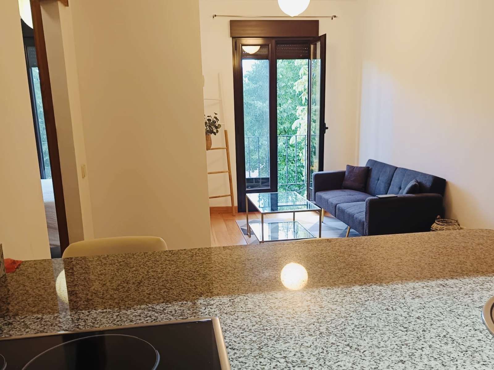Sala d'estar de Apartament per a compartir en Real Sitio de San Ildefonso amb Aire condicionat, Calefacció i Terrassa
