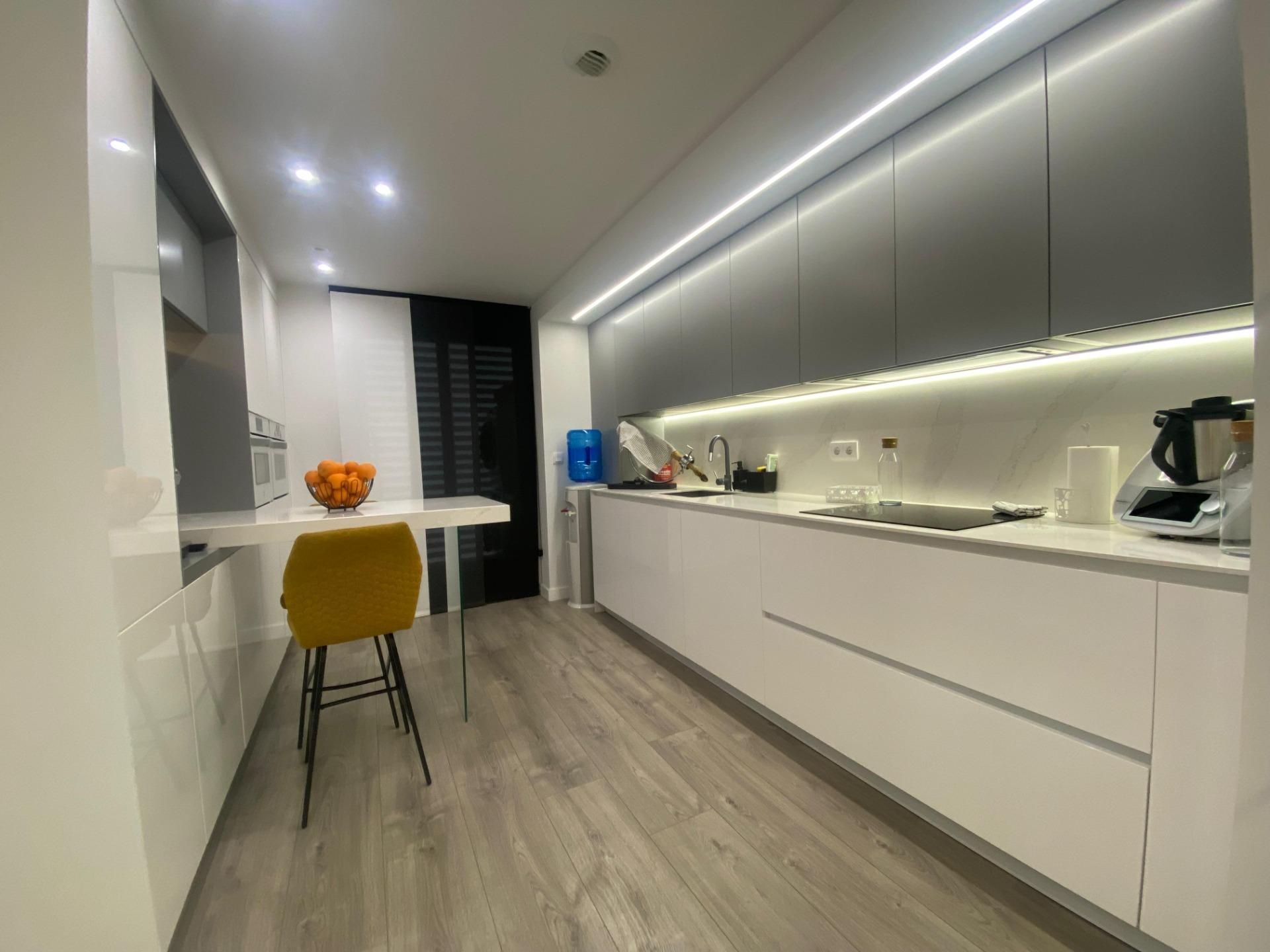 Kitchen of Flat for sale in Lorca  with Air Conditioner, Terrace and Furnished