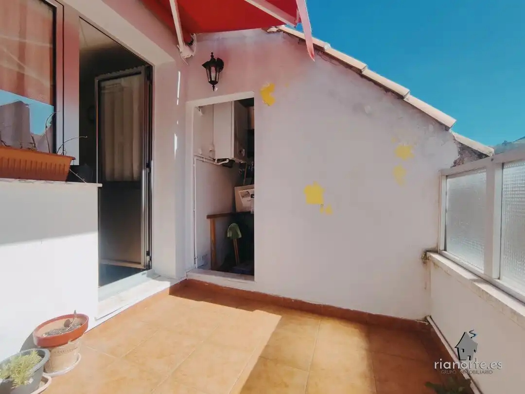 Balcony of Flat for sale in Laviana  with Heating, Terrace and Storage room