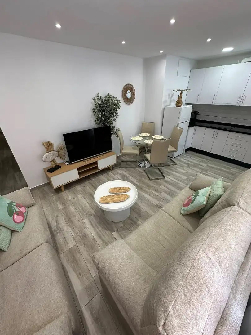 Wohnzimmer von Wohnung zur Miete in Fuengirola mit Klimaanlage, Möbliert und Waschmaschine