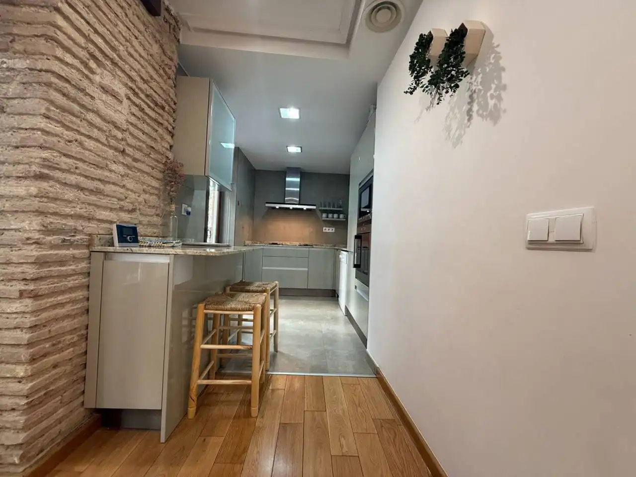 Kitchen of Flat for rent in Valencia  with Air Conditioner, Heating and Furnished