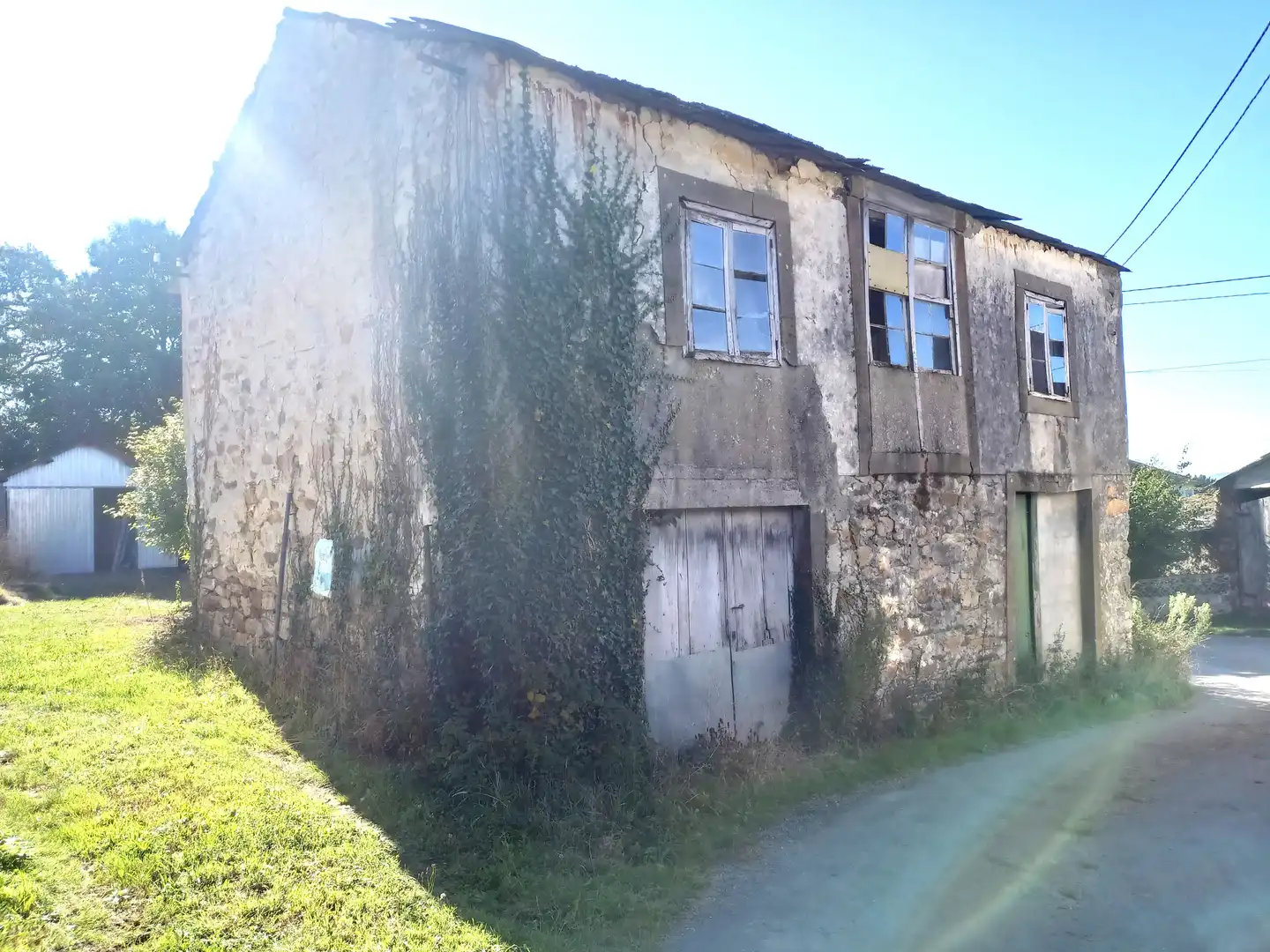 Vista exterior de Finca rústica en venta en Vilalba con Calefacción, Jardín privado y Terraza