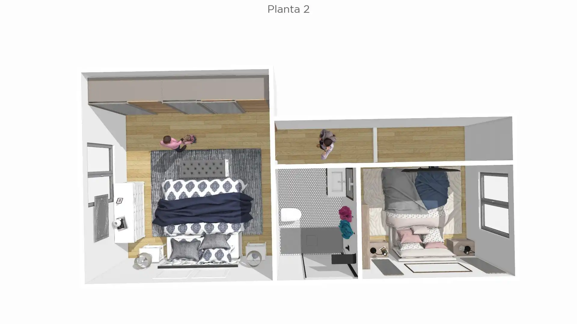 Bedroom of Houses for sale in Castiliscar  with Furnished