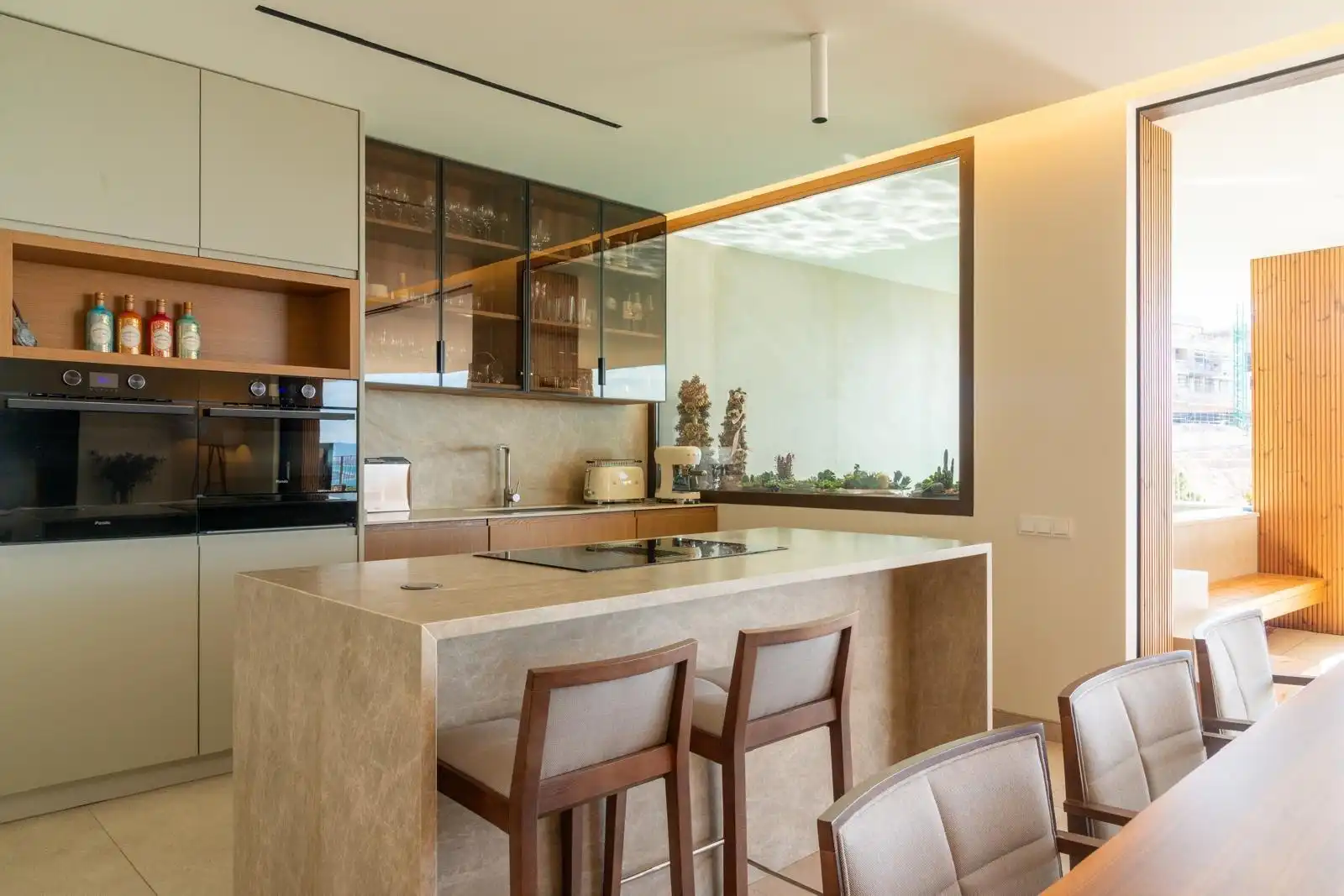 Cuina de Apartament en venda en Oropesa del Mar / Orpesa amb Aire condicionat, Jardí privat i Terrassa