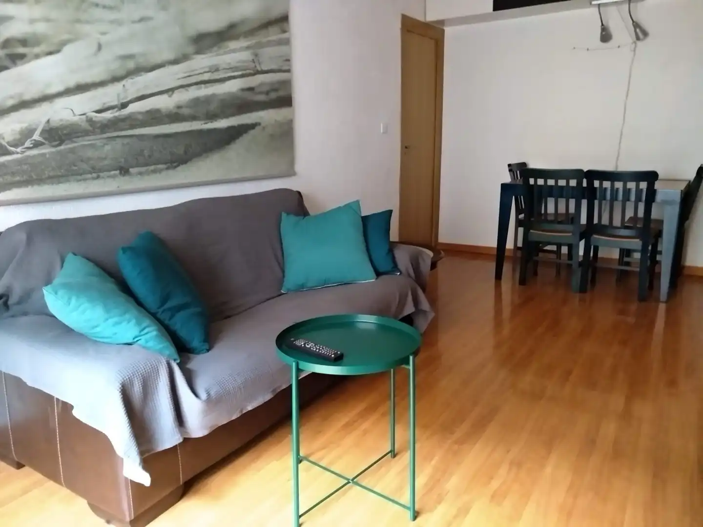 Sala de estar de Piso de alquiler en Murcia con Aire acondicionado, Parquet y Amueblado