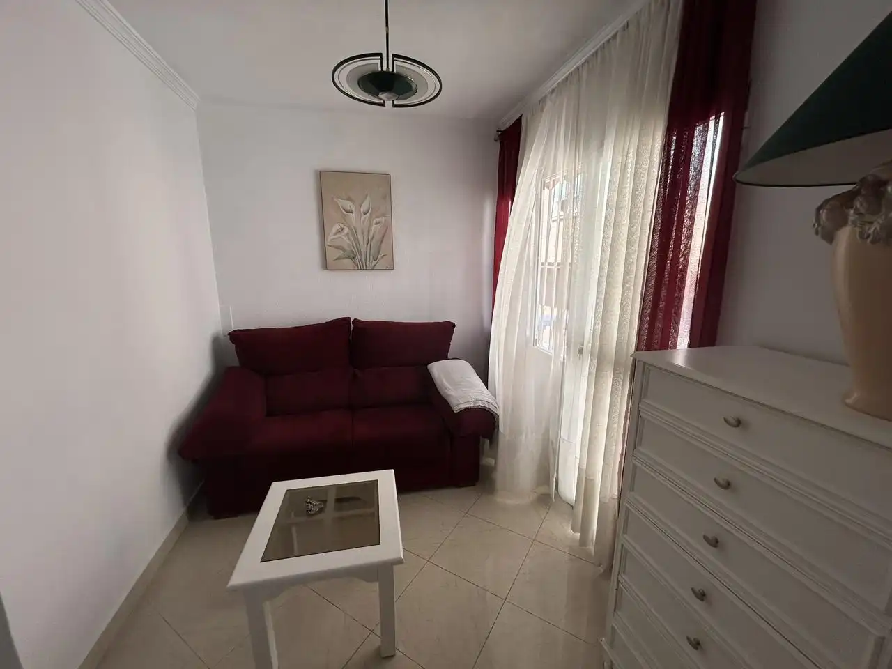 Sala de estar de Piso de alquiler en Málaga con Aire acondicionado, Calefacción y Terraza