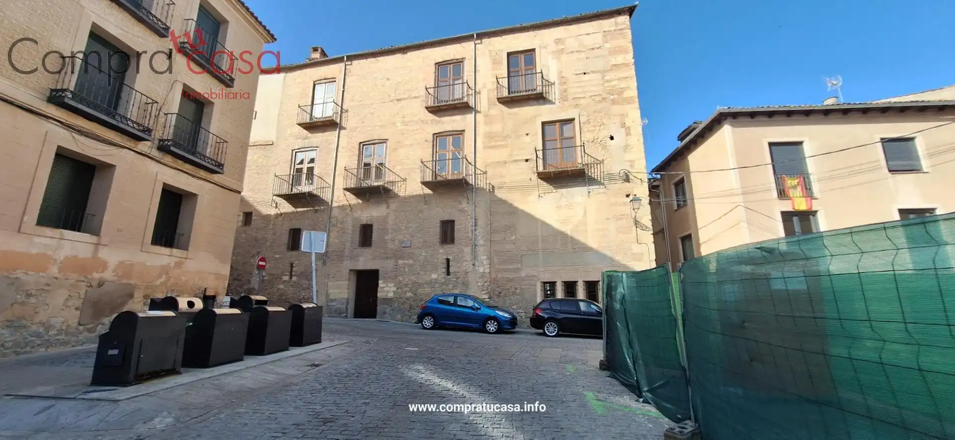 Vista exterior de Pis de lloguer en Segovia amb Calefacció, Terrassa i Moblat