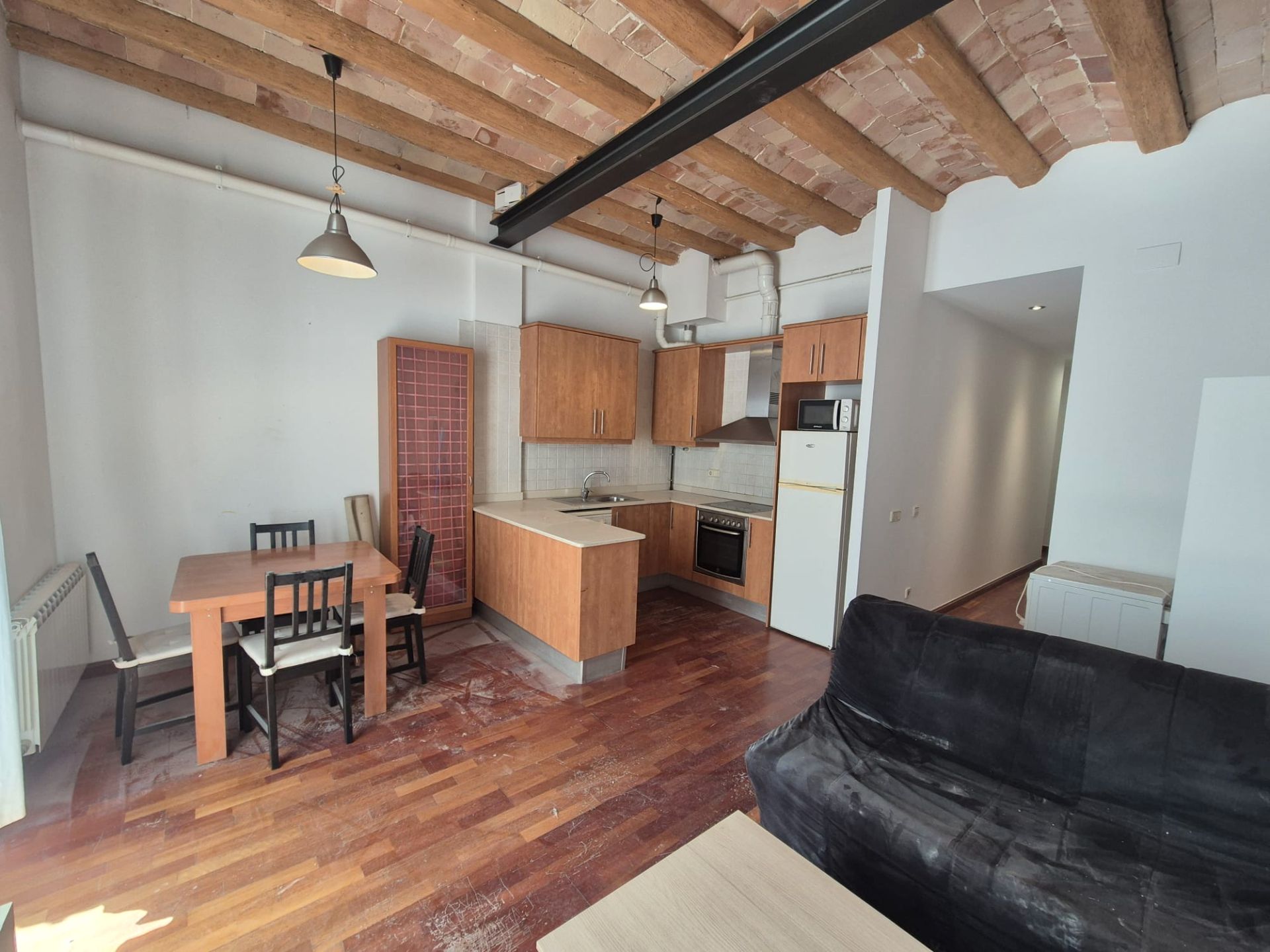 Kitchen of Flat for sale in Vic  with Heating, Parquet flooring and Balcony