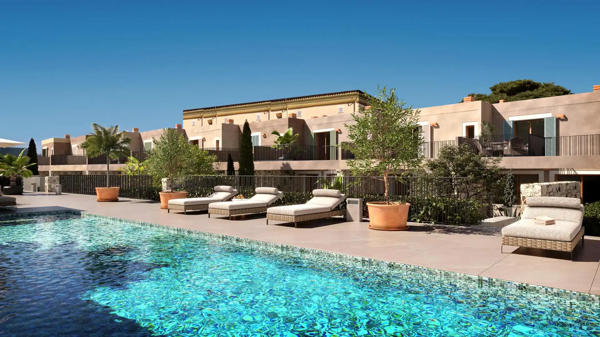 Piscina de Casa adosada en venta en Artà con Terraza