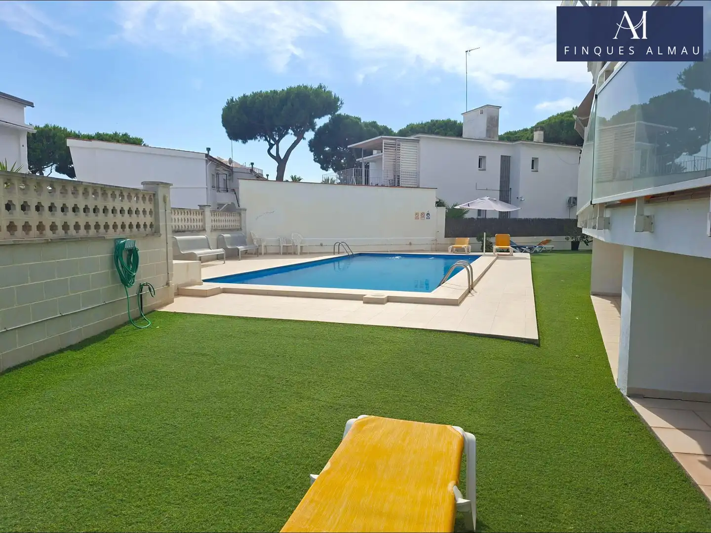 Swimming pool of Flat for sale in Castelldefels  with Private garden, Terrace and Community pool