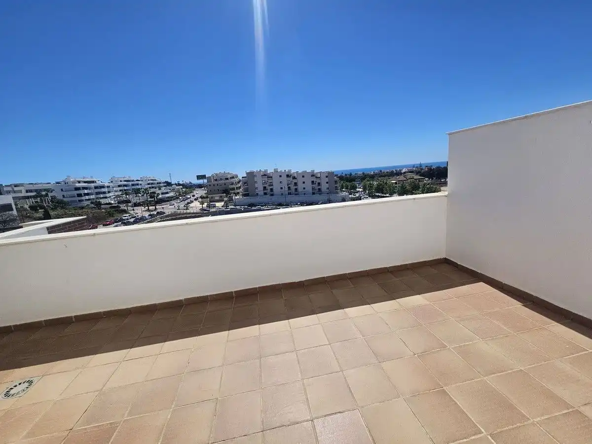 Terrasse von Dachboden zur Miete in Mijas mit Klimaanlage, Heizung und Terrasse