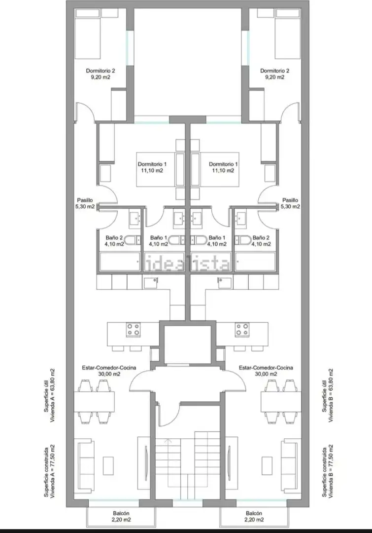 Piso con terraza en venta en Llombai, imagen 3