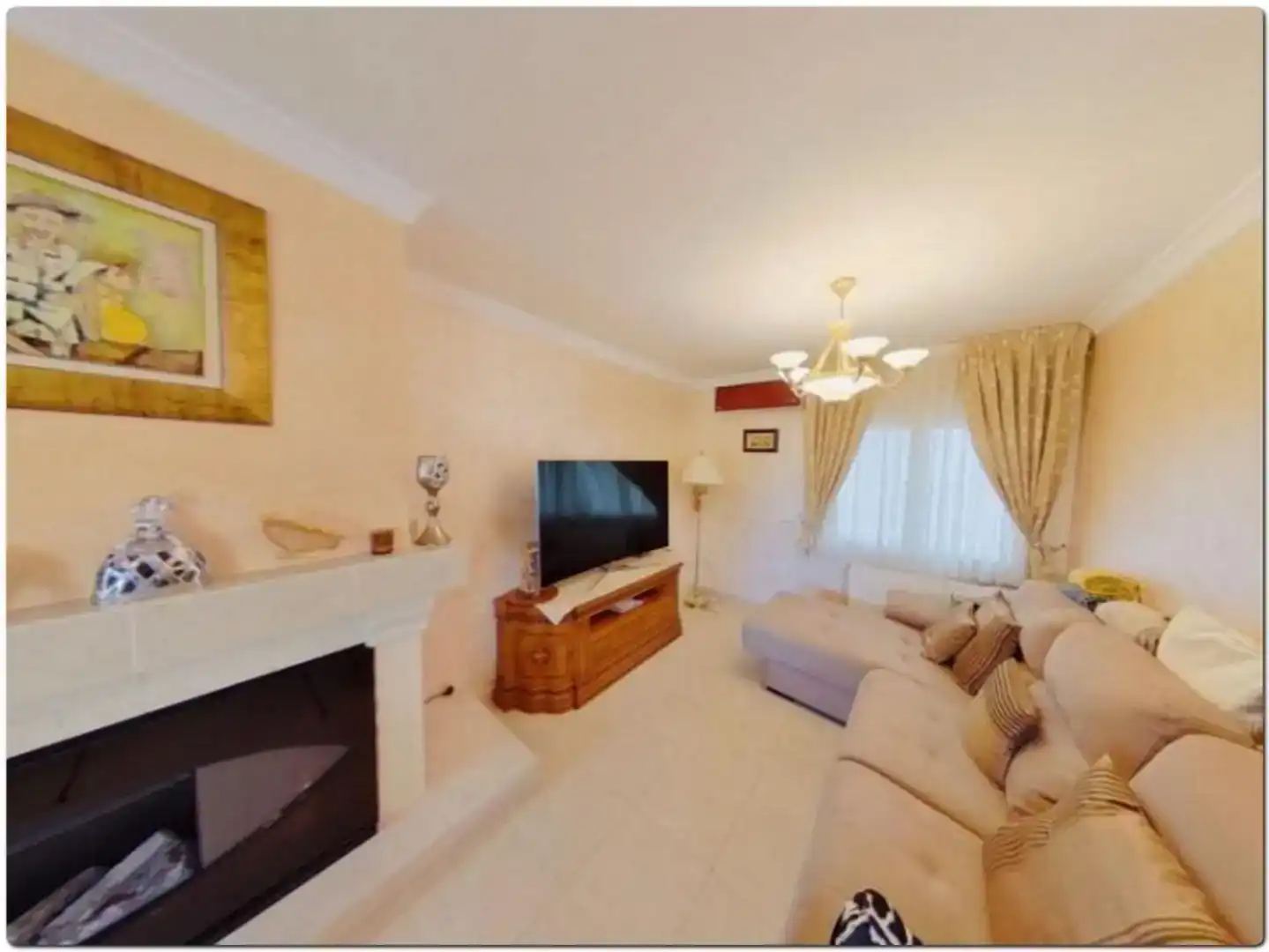 Living room of Houses for rent in Lloret de Mar  with Air Conditioner, Private garden and Parquet flooring