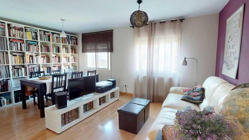Living room of Flat for sale in  Zaragoza Capital  with Heating, Terrace and Balcony